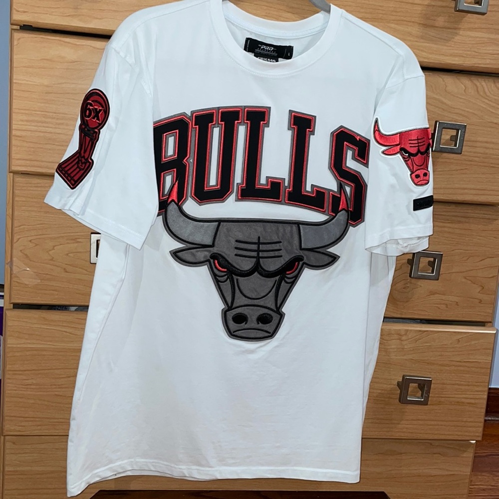 Large Mens Bulls t-shirt.